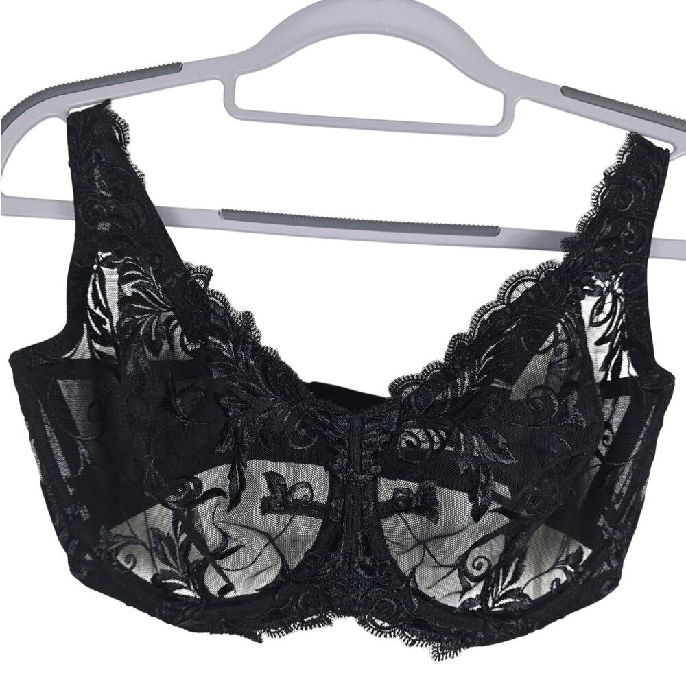 Soma Stunning Sensuous Lace Lined Emboidered Women's Bra 36DDD NWT
